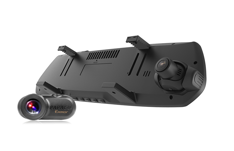 ミラー型2カメラ】反射しにくい防眩加工ｘリア防水「GoSafe M790S1」GSM790S1-32G | ドライブレコーダーPAPAGO! (パパゴ)