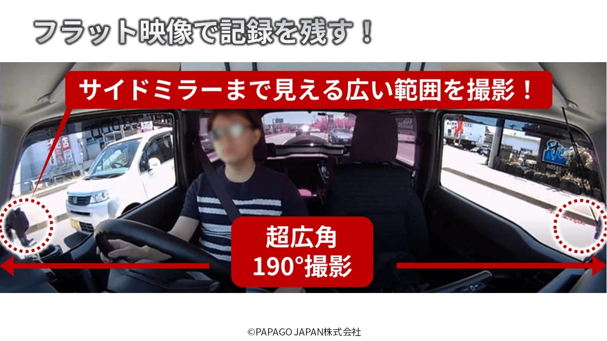 その瞬間を見逃さない！まるごと490°記録する3カメラドライブ